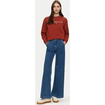 Pánská mikina Tommy Hilfiger Mikina Logo WW0WW39791 Červená Regular Fit XS