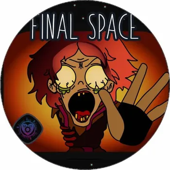 Jedlá dekorace na dort Jedlý papír Final Space 19,5 cm