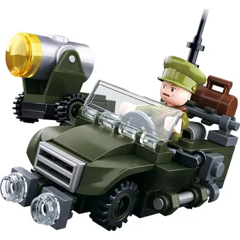 Stavebnice Sluban Sluban B0678B Hlídkový Jeep