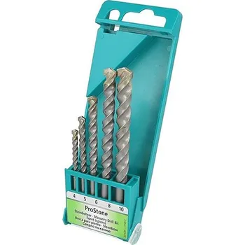Vrták Heller 177450 - Sada vrtáků příklepových 5-dílná pr. 4, 5, 6, 8, 10 mm do betonu, zdiva a kamene 3015 PROSTONE