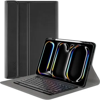 Pouzdro na tablet NEOGO | NEOGO Smart Cover Keyboard pouzdro na iPad Pro 13'' 2024, černé