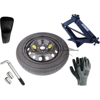 Plechové kolo Sada - Dojezdové kolo KIA RIO II R16 4x100x54,1 + gola klíč + hever + obal na hever