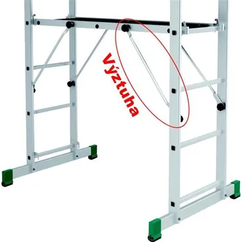 Lešení Alve 70100367 - Náhradní trubka, výztuha 16 ZT-06 k pracovní plošině ALVE 8507