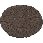 Hnědý gumový zahradní nášlap FLOMA Wood (dřevo) - 46 x 46 x 1,7 cm (80100097) FLOMAT