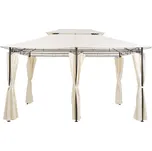 BestBerg Zahradní altán s LED solárním…