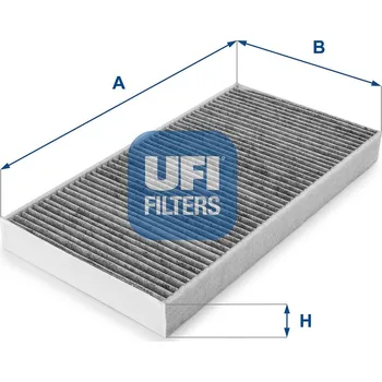 Ventilátor topení a klimatizace Filtr, vzduch v interiéru UFI 54.100.00