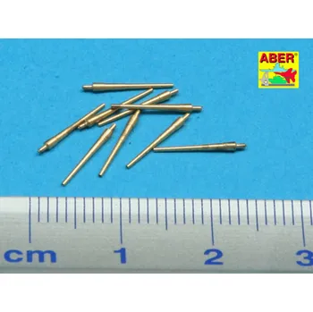 Plastikový model Aber Models 1/700 Set of 9 pcs 203 mm barrels for San Francisco type