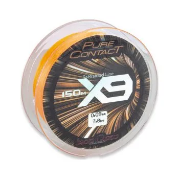 Iron Claw šňůra Pure Contact X9 0,24mm 1500m oranžová-1410424