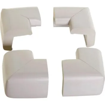 Dětská zábrana DREAMBABY Ochrana rohů 4 kusy - šedá 3x12x19 šedá