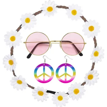 Karnevalový doplněk Sada - Hippie