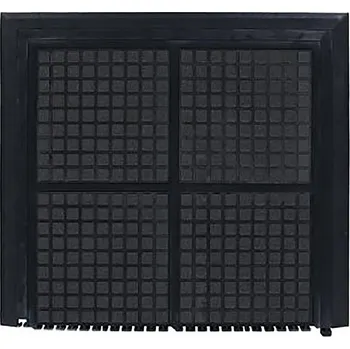 Rohožka Černá podlahová protiúnavová rohož (okraj) - 101 x 111 x 1,9 cm (87660050) FLOMAT