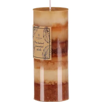Svíčka Autronic Svíčka aromatická - skořice, parafín, hnědé odstíny. - SVW1401 BR