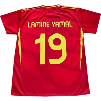 Fotbalový dres Španělsko 19 YAMAL Velikost: 116 cm (3-4 roky)