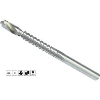 Vrták Ruko 101202 - Vrták do kovu pr. 8,0 mm délka 90 mm frézovací s válcovou stopkou, materiál HSS