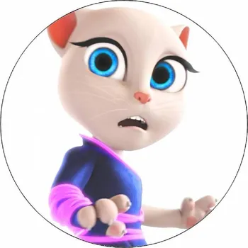 Jedlá dekorace na dort Jedlý papír Talking Angela 19,5 cm