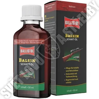 Čištění zbraně Pažbový olej Ballistol červeno-hnědý