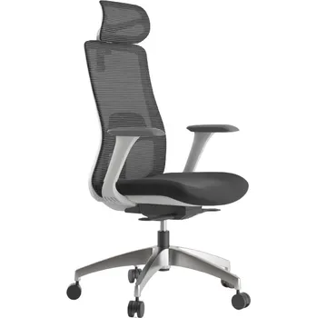 Mercury Kancelářská židle WISDOM, šedý plast, tmavě šedá