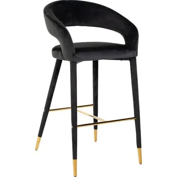 Barová židle Richmond Sametová barová židle Gia 76 cm