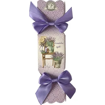 Koupelová kosmetika Soap Mýdlo balené s mašlí 20g - Levandulové mýdlo