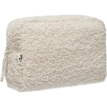 Jollein Toaletní taška Boucle Natural 21x14x9 krémová