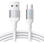 Joyroom S-UM018A10 Micro USB-A, 2,4A, 1,2m, bílý