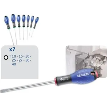 Šroubovák Tona Expert E160908 - 7-dílná sada šroubováků TORX