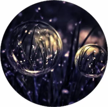 Jedlá dekorace na dort Jedlý papír bubliny v trávě 19,5 cm