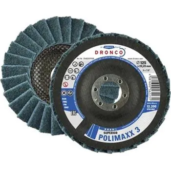 Brusný kotouč Osborn 5542207100 - Kotouč brusný lamelový pr. 125 mm z netkané textilie, POLIMAXX 3 - FINE jemný - tvarový