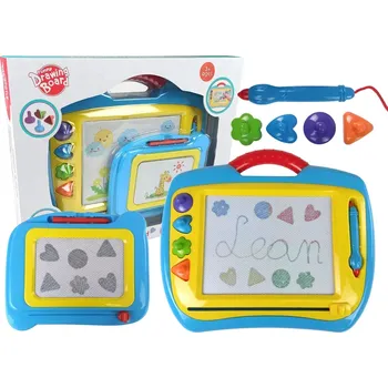 Magnetická kreslící tabulka Magnetická tabulka kreslící plast 33x27cm v krabici