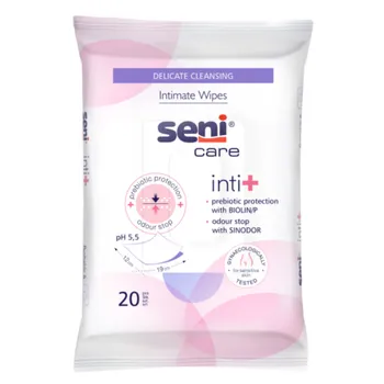 Intimní ubrousek Seni Care Inti+ intimní vlhčené ubrousky 20 ks