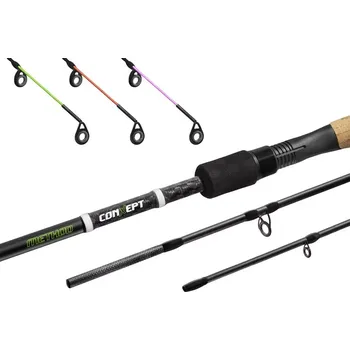 Rybářský prut Delphin Method CONXEPT + 3 špičky - Špička CarbonGlass LIGHT Method CONXEPT - oranžová