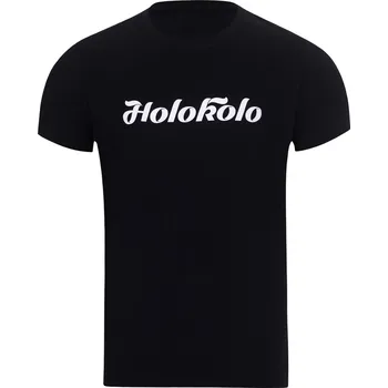 cyklistický dres HOLOKOLO Cyklistické triko s krátkým rukávem - CREW - černá S