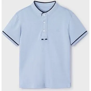 dětské polo tričko mao světle modré Mayoral 3102-67 velikost 128