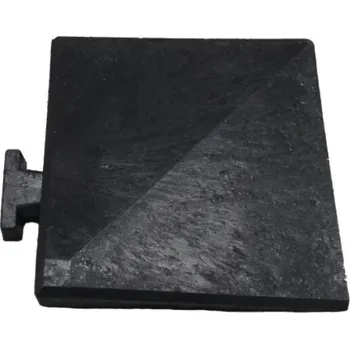 Grafitový gumový rohový nájezd pro dlažbu Extreme - 8,5 x 7,5 x 2,4 cm (80109906) FLOMAT