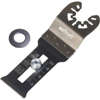 Pilový plátek Wolfcraft 3840000 - Pilka, ponorný řezací plátek s hloubkovým dorazem "PRO" šíře 35mm pro vibrační, oscilační pilku, brusku