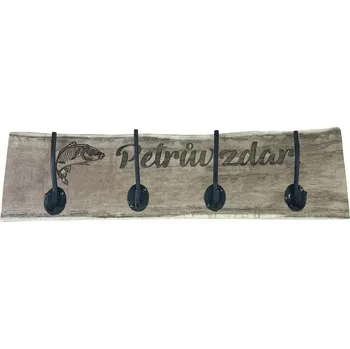 Věšák Dřevěný nástěnný věšák PETRŮV ZDAR VÝPRODEJ