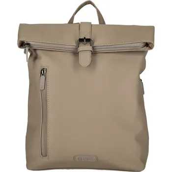 Městský batoh Enrico Benetti Batoh Maeve Fold top Enrico Benetti Šedobéžová