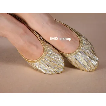 Dámská sálová obuv Cvičky taneční zdobené flitry 40