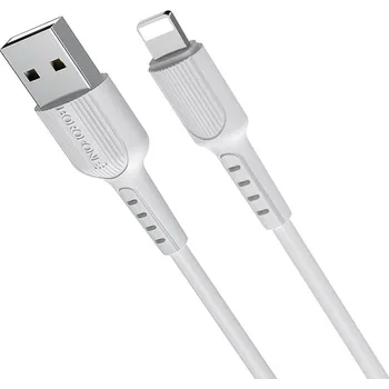 Kabel Borofone BX16 Easy - USB na Lightning - 2A 1 metr bílý
