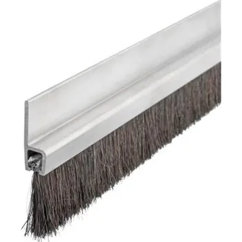 Drátěný kartáč Osborn 0004906962 - Kartáčová lišta na utěsnění dvěří, délka štětin 15 mm v hliníkové liště tvaru "h" délka 1000 mm
