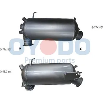 Filtr pevných částic Filtr sazových částic, výfukový systém OYODO 20N0047-OYO