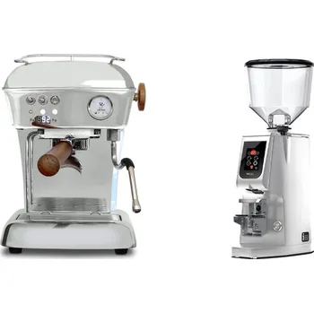 Kávovar Ascaso Dream PID, leštěný hliník + Eureka Atom W 65, chrome