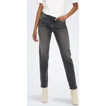 Dámské džíny Only dámské džíny Emily s vysokým pasem tmavě šedé Velikost: 26/32