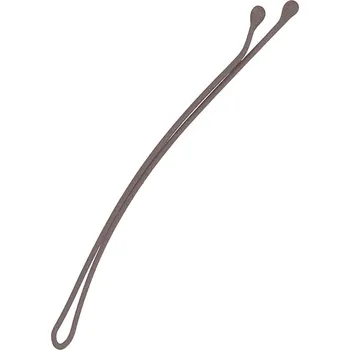 Sibel Best Grips 250ks rovné sponky do vlasů 70mm, hnědé