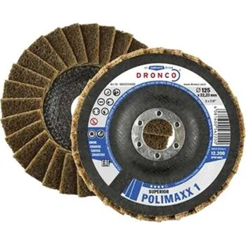 Brusný kotouč Osborn 5542204100 - Kotouč brusný lamelový pr. 125 mm z netkané textilie, POLIMAXX 1 - COARSE hrubý - tvarový