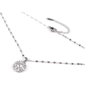 Náhrdelník Náhrdelník z nerezové oceli, barva crystal