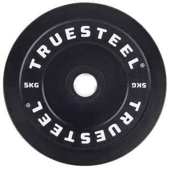 TRUESTEEL Černé bumper kotouče 5 kg - logo