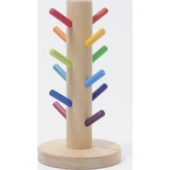 Dřevěná hračka Grimms Dřevěný třídící strom Barva: Duhová GRIMMS