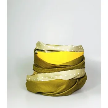 Šátek Dámský trojbarevný šátek ukončený třásněmi , VELIKOST UNI