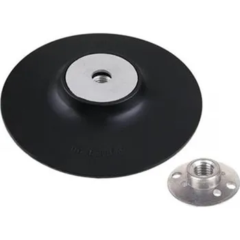 Brusný kotouč Talíř podložný pr. 150mm na úhlovou brusku závit M14, pro fíbr kotouč, černý, standard